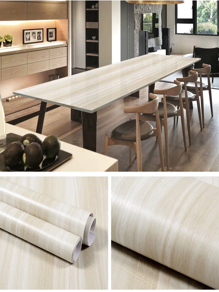 Thickened waterproof wood grain stickers self-adhesive pvc wallpaper wardrobe cabinets desktop old door furniture refurbished
Thickened waterproof wood grain stickers self-adhesive pvc wallpaper wardrobe cabinets desktop old door furniture refurbished