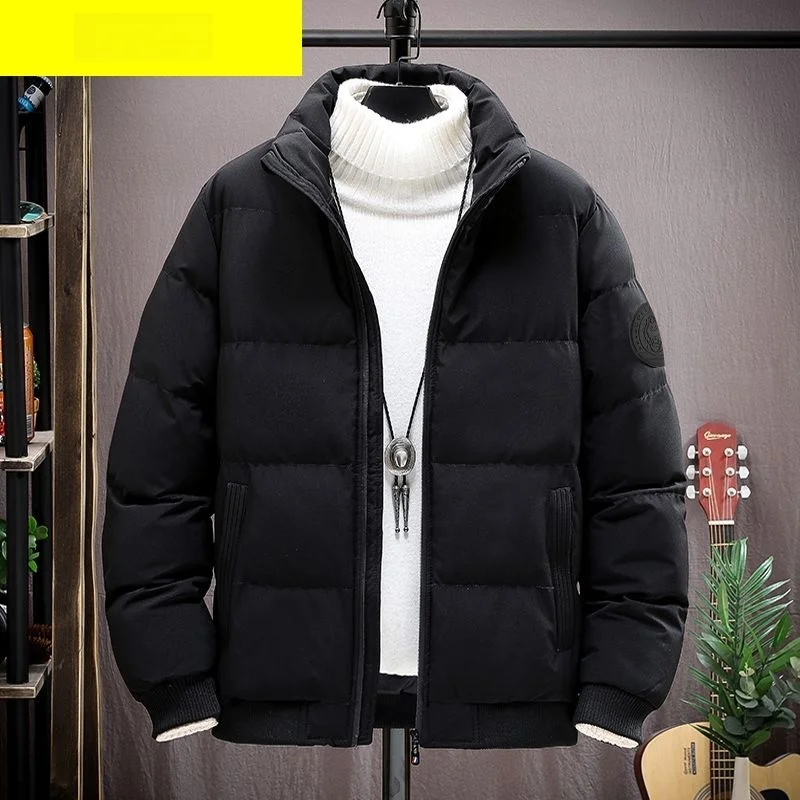 Men's Thiened down Cotton Jaet Winter Casual Youth Outerwear Faionable Versatile ort Sle Non-Hooded Regular Thin
Men's Thiened down Cotton Jaet Winter Casual Youth Outerwear Faionable Versatile ort Sle Non-Hooded Regular Thin