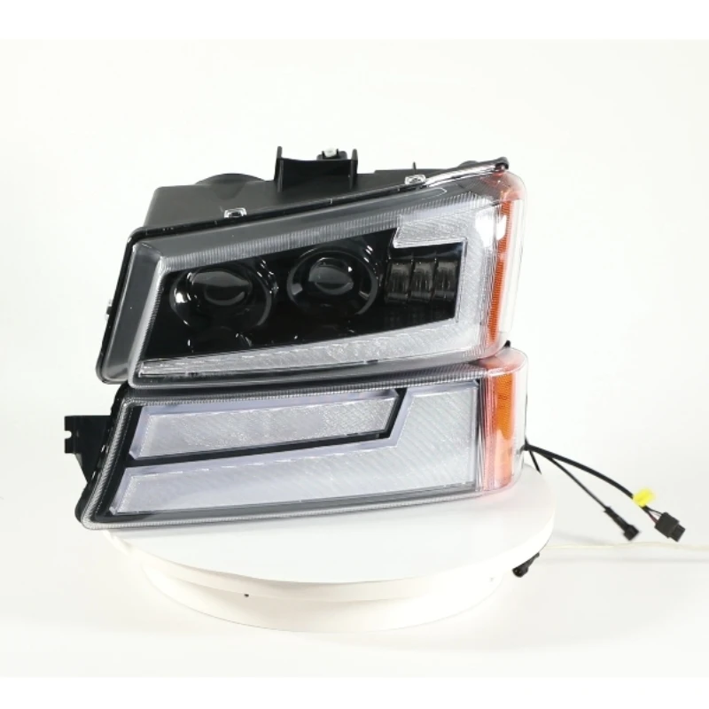 Headlight Assembly for Chevrolet Silverado 2003-2006 Modified High Beam Low Beam Turn Signal Daytime Running Light
Headlight Assembly for Chevrolet Silverado 2003-2006 Modified High Beam Low Beam Turn Signal Daytime Running Light
