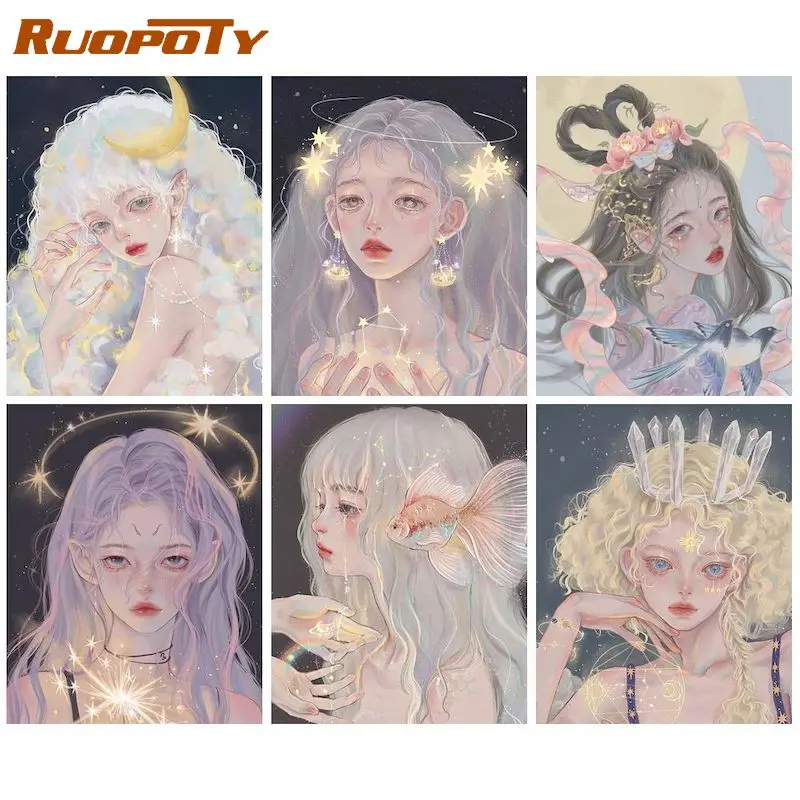 RUOPOTY 60x75cm DIY Frame Painting By Numbers Cartoon Girls Pictures By Numbers Acrylic Paint By Number Home Decor Digital Paint
RUOPOTY 60x75cm DIY Frame Painting By Numbers Cartoon Girls Pictures By Numbers Acrylic Paint By Number Home Decor Digital Paint