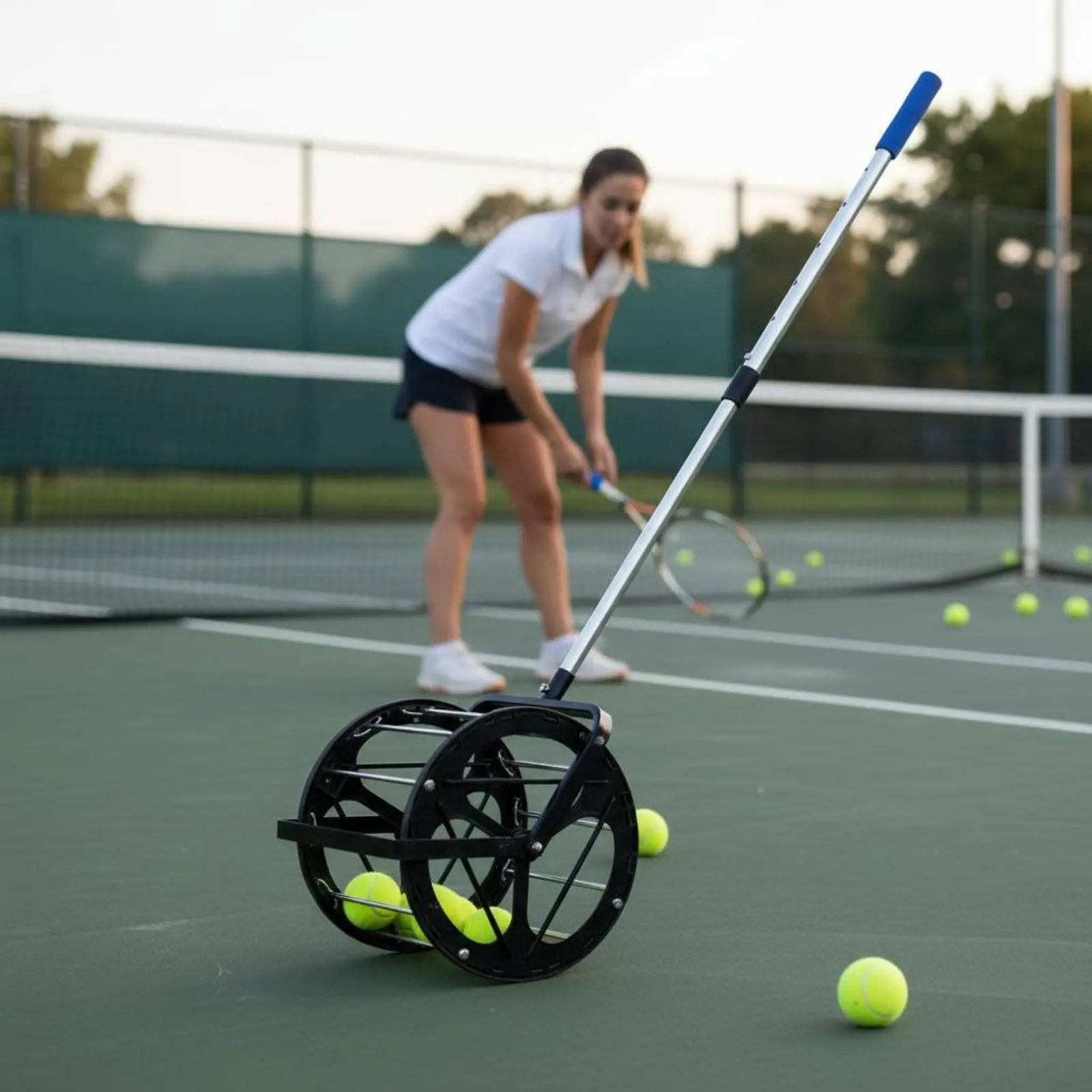 Tennis Ball Picker Training Helper Tennis Ball Collector Sports Gear High Performance Large Capacity for Coaches
Tennis Ball Picker Training Helper Tennis Ball Collector Sports Gear High Performance Large Capacity for Coaches