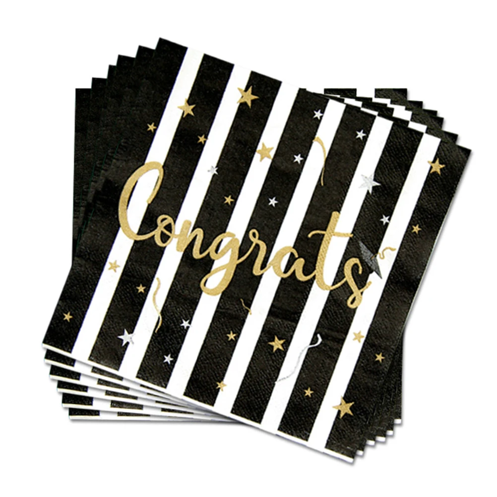 44pcs in 1 Set Graduation Party Disposable Tableware Napkins Set Printing Paper Cup Plates Dinnerware Set Graduation Prom Party
44pcs in 1 Set Graduation Party Disposable Tableware Napkins Set Printing Paper Cup Plates Dinnerware Set Graduation Prom Party