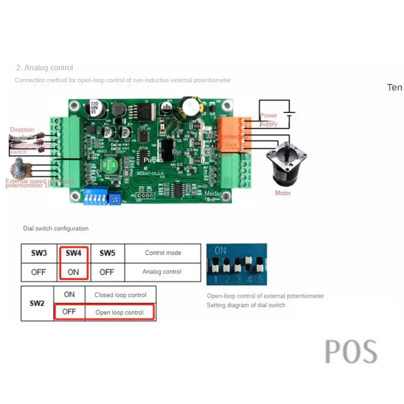 Open Loop Closed Loop Control Sensitized And Non-Sensitized Compatible 9V-36V Brushless Motor Driver Board Controller-POS
Open Loop Closed Loop Control Sensitized And Non-Sensitized Compatible 9V-36V Brushless Motor Driver Board Controller-POS