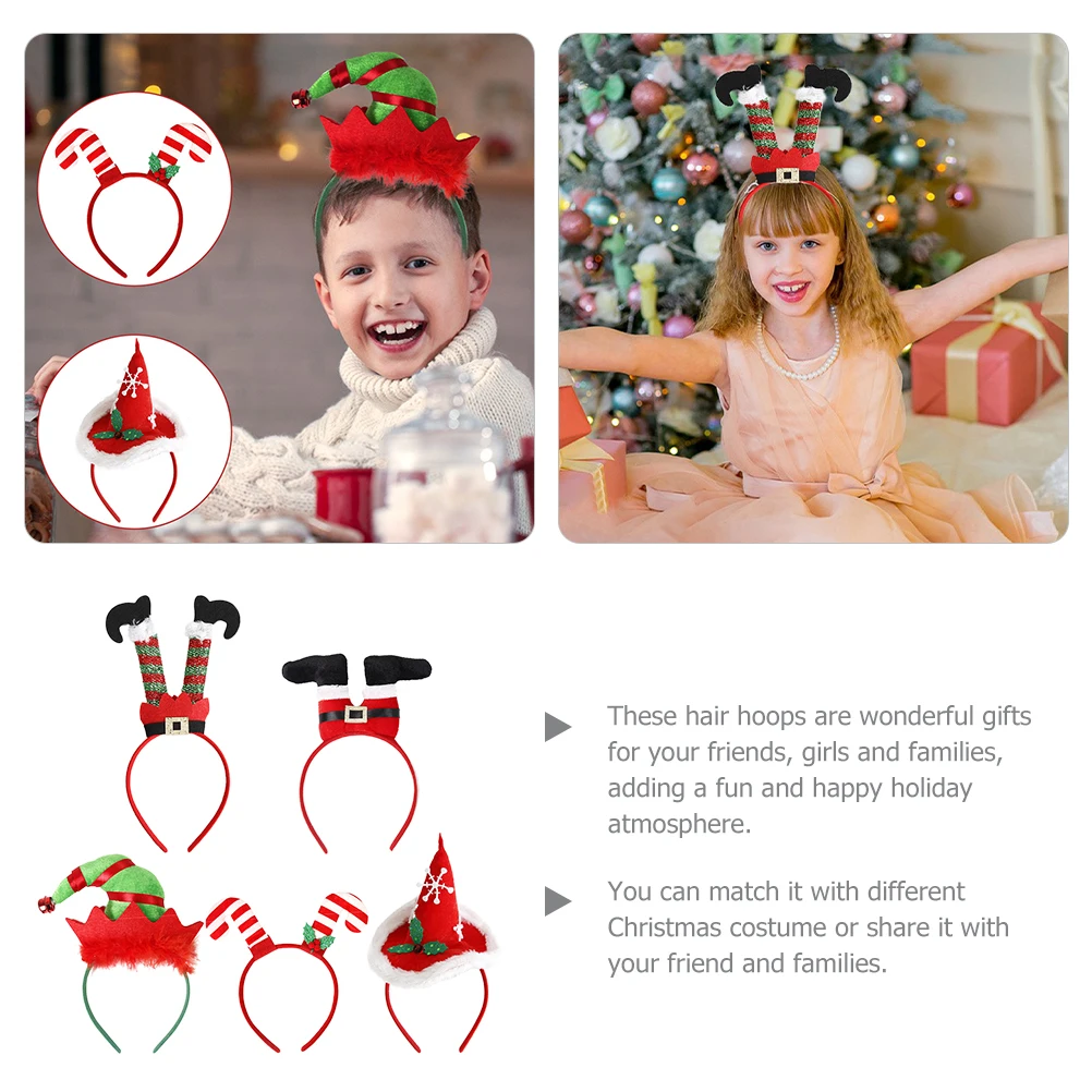 5pcs Christmas Hat Hair Accessories Headbands Headwear Kids Party Holiday Women Girls Xmas Elements Funny Cartoon Christmas
5pcs Christmas Hat Hair Accessories Headbands Headwear Kids Party Holiday Women Girls Xmas Elements Funny Cartoon Christmas