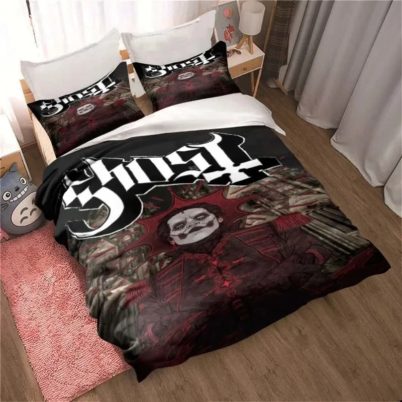 Fashion Sweden Rock Band Ghost Quilt Covers Bedding Dormitory Sheets Three-piece Bedding Set Three-piece Soft Warm Bedding Set
Fashion Sweden Rock Band Ghost Quilt Covers Bedding Dormitory Sheets Three-piece Bedding Set Three-piece Soft Warm Bedding Set