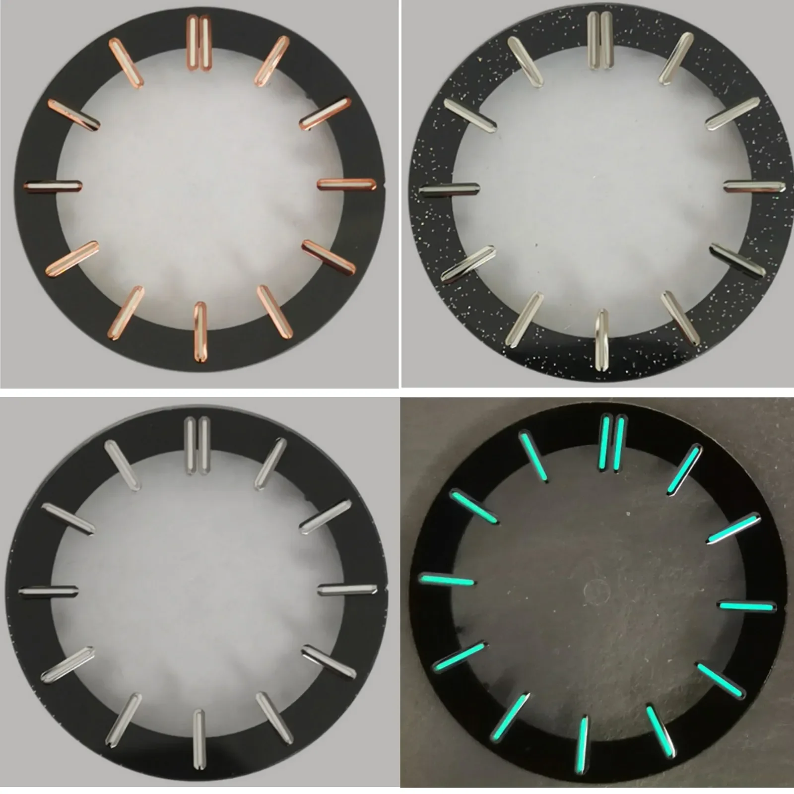 31.8MM Transparent Hollow Starry Watch Dial Green Luminous Nail Modified Dial for NH70 Watch Movement Accessories
31.8MM Transparent Hollow Starry Watch Dial Green Luminous Nail Modified Dial for NH70 Watch Movement Accessories