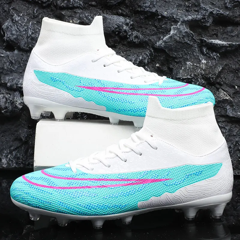 2024 Men's Soccer Shoes Large Size Ultralight Football Boots Boys Sneakers Non-Slip AG/TF Soccer Cleats Ankle Boots Unisex
2024 Men's Soccer Shoes Large Size Ultralight Football Boots Boys Sneakers Non-Slip AG/TF Soccer Cleats Ankle Boots Unisex