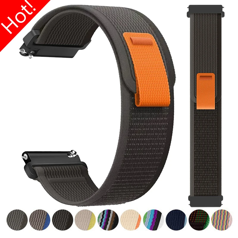20mm 22mm Trail Loop Nylon Band for Huawei GT5 4/3Pro 46mm Bracelet for Samsung Galaxy Watch 7 6 5 4 Classic/5Pro/Active 2 Strap
20mm 22mm Trail Loop Nylon Band for Huawei GT5 4/3Pro 46mm Bracelet for Samsung Galaxy Watch 7 6 5 4 Classic/5Pro/Active 2 Strap
