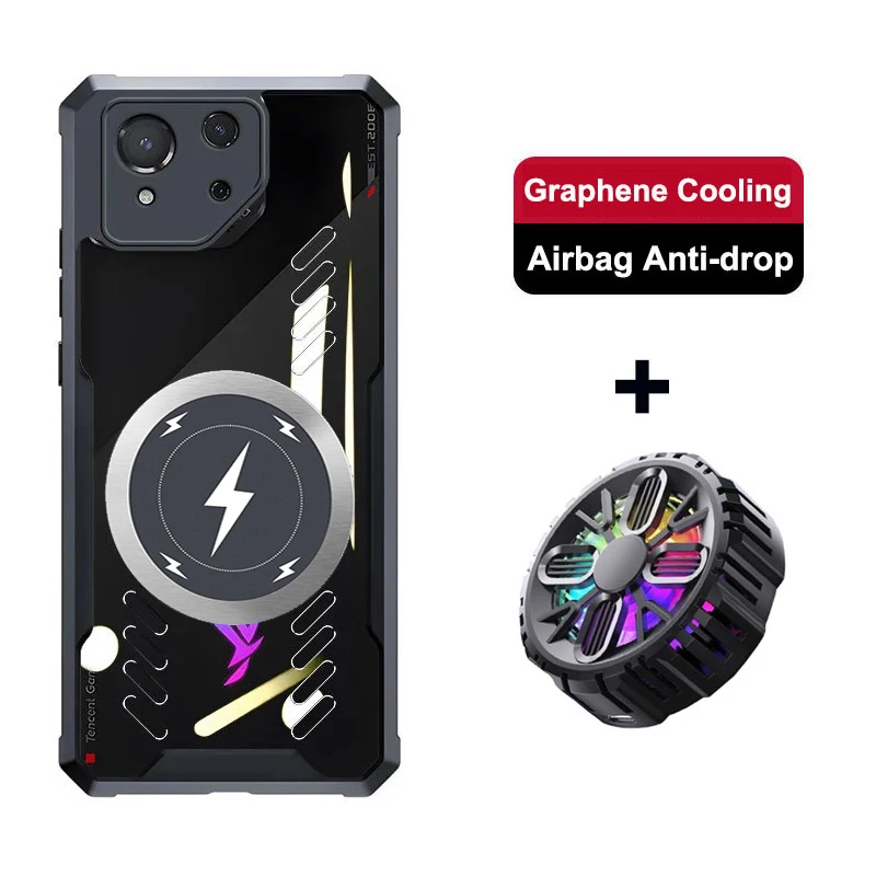For ASUS ROG Phone 7 6D 9 8 Pro Wireless Charging Magnet Heat dissipation Transparent Silicone TPU Soft Back Cover Cases
For ASUS ROG Phone 7 6D 9 8 Pro Wireless Charging Magnet Heat dissipation Transparent Silicone TPU Soft Back Cover Cases