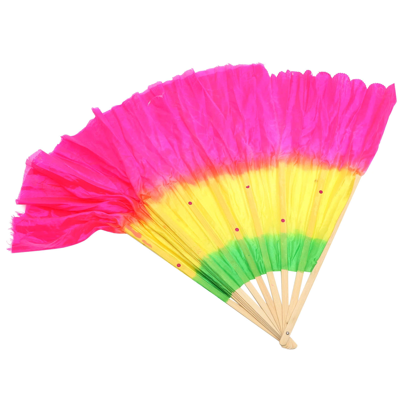 Colorful Dance Fan Decor for Yangko Chinese Style Folding Hand Silk Elegant Practice Dance Fan Lightweight Bamboo Material
Colorful Dance Fan Decor for Yangko Chinese Style Folding Hand Silk Elegant Practice Dance Fan Lightweight Bamboo Material
