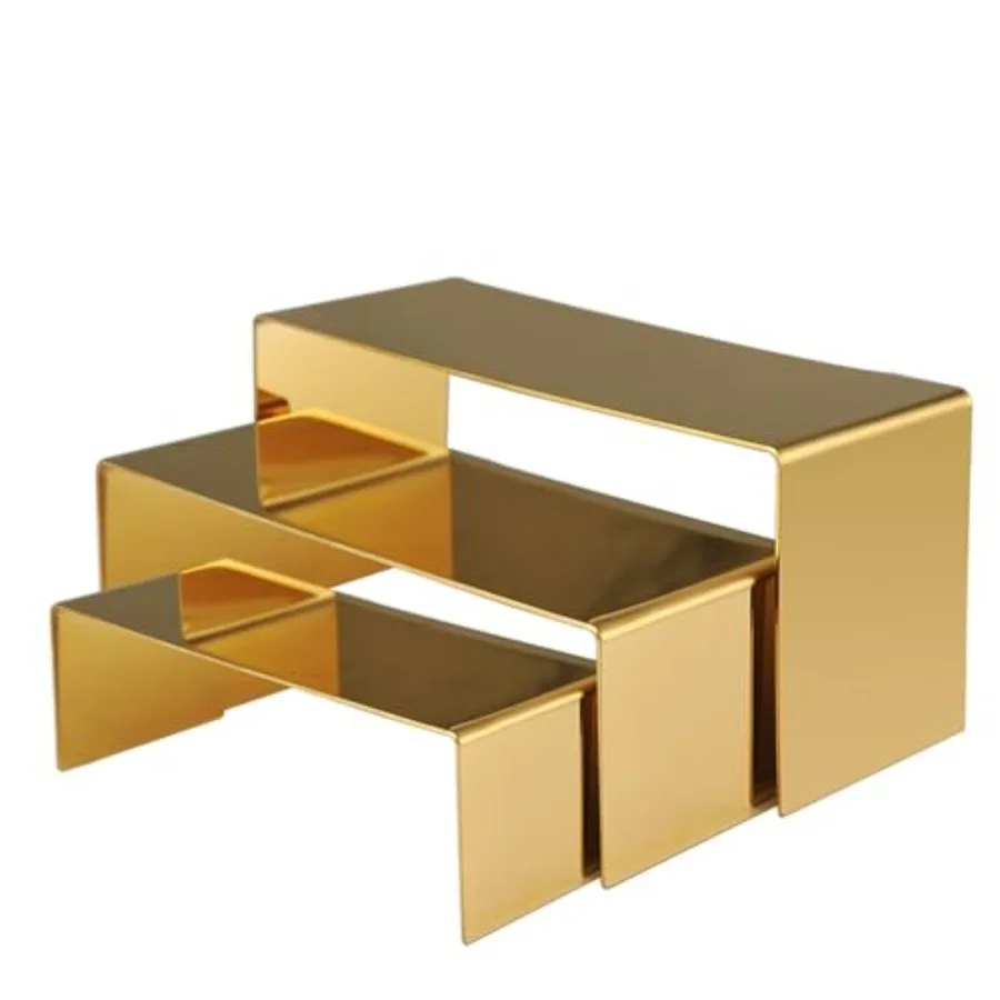 Purse Display Stand 3pcs Gold Risers Display Stands Stainless Steel Heavy Duty 22lb Countertop Shoes Stand Handbag Tiered Riser
Purse Display Stand 3pcs Gold Risers Display Stands Stainless Steel Heavy Duty 22lb Countertop Shoes Stand Handbag Tiered Riser