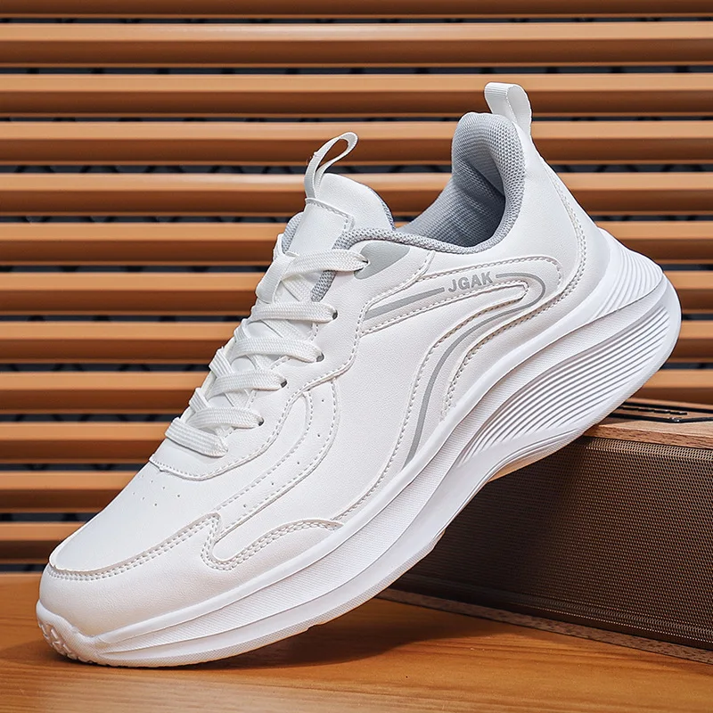 Spring Autumn Mens Leather Casual Sneakers Men Black White Sneakers Breathable Running Training Shoes
Spring Autumn Mens Leather Casual Sneakers Men Black White Sneakers Breathable Running Training Shoes