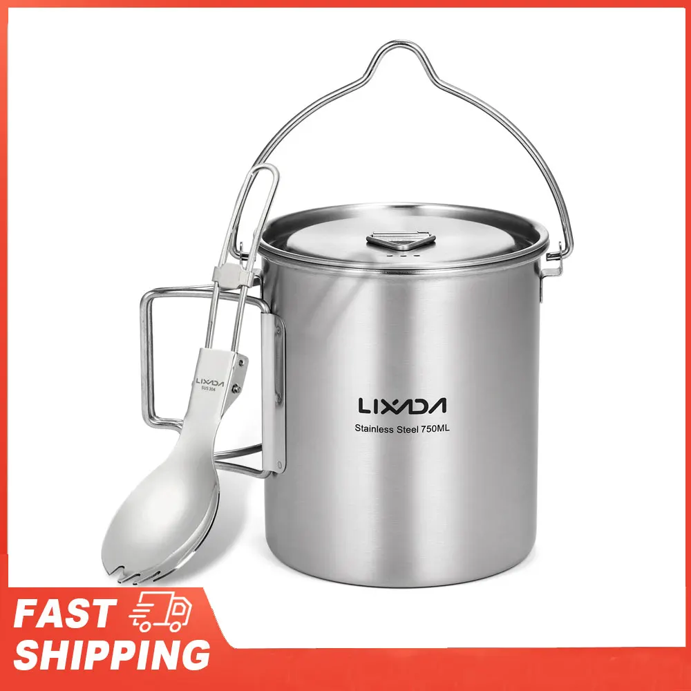 Lixada уличная чашка для воды из нержавеющей стали, кружка 750 мл со складными ручками и крышкой для кемпинга, пешего туризма, альпинизма
Lixada уличная чашка для воды из нержавеющей стали, кружка 750 мл со складными ручками и крышкой для кемпинга, пешего туризма, альпинизма