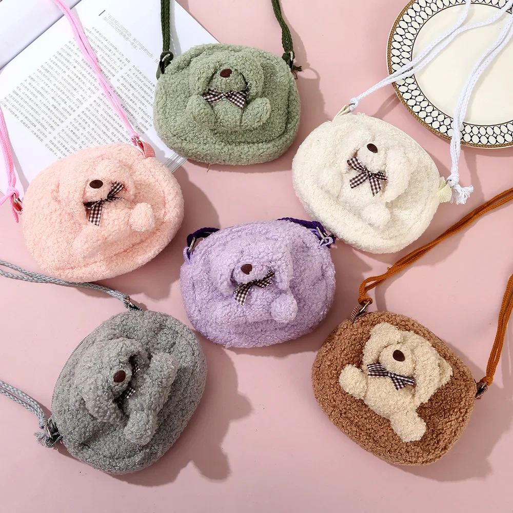 Cute Children's Crossbody Bag Plush Cartoon Blindfold Bear Shoulder Bag Bag Fashion Coin Purse Girl Birthday Christmas Gift
Cute Children's Crossbody Bag Plush Cartoon Blindfold Bear Shoulder Bag Bag Fashion Coin Purse Girl Birthday Christmas Gift