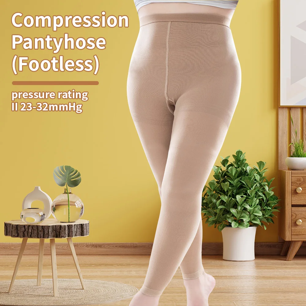 Hh Medical Compression Pantyhose Stocking 20-30mmHg Women Thighs Footless Class 2 Pressure Support Varicose Vein Stocking S-5XL
Hh Medical Compression Pantyhose Stocking 20-30mmHg Women Thighs Footless Class 2 Pressure Support Varicose Vein Stocking S-5XL