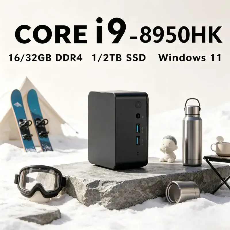 New Mini PC Core I9 8950HK, Win11, 16GB SSD ,WiFi6, BT5.2, 4K, Indoor Space Greatly, Strong Meets Every Home and Office
New Mini PC Core I9 8950HK, Win11, 16GB SSD ,WiFi6, BT5.2, 4K, Indoor Space Greatly, Strong Meets Every Home and Office