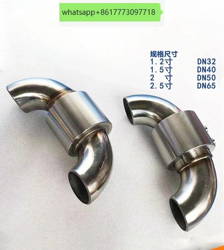 Stainless steel 304 rotary joint straight-through elbow welding style at both ends pipe for food machinery
Stainless steel 304 rotary joint straight-through elbow welding style at both ends pipe for food machinery