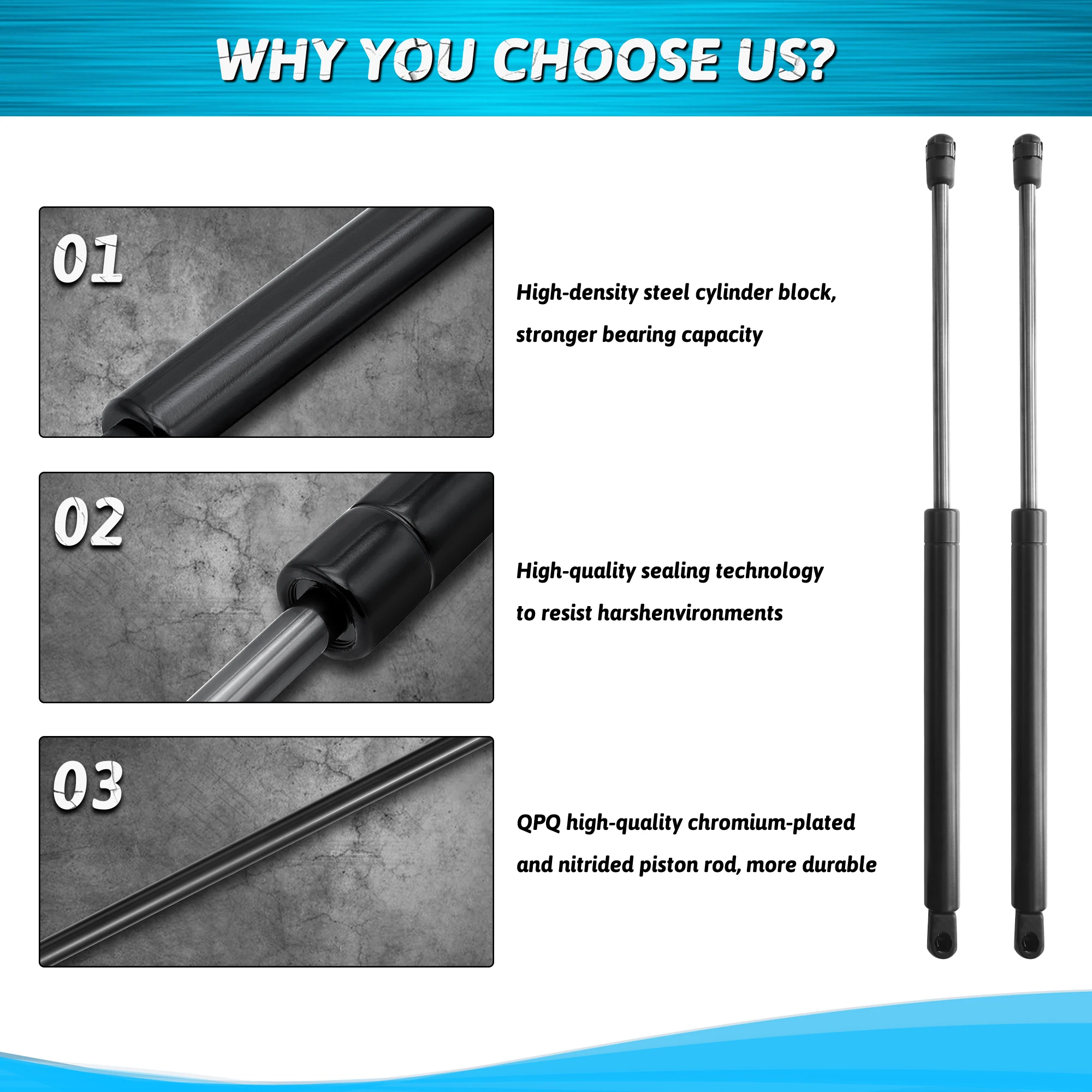 2Pcs Car Front Hood Lift Support Struts For Infiniti FX35 FX37 QX70 2009-2017 Gas Spring Damper
2Pcs Car Front Hood Lift Support Struts For Infiniti FX35 FX37 QX70 2009-2017 Gas Spring Damper