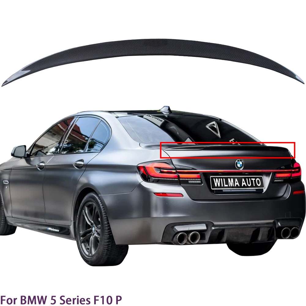 For BMW 5 Series F10 F18 /F10 M5 Sedan P Style Carbon fiber Rear Spoiler Trunk wing 2009-2016
For BMW 5 Series F10 F18 /F10 M5 Sedan P Style Carbon fiber Rear Spoiler Trunk wing 2009-2016