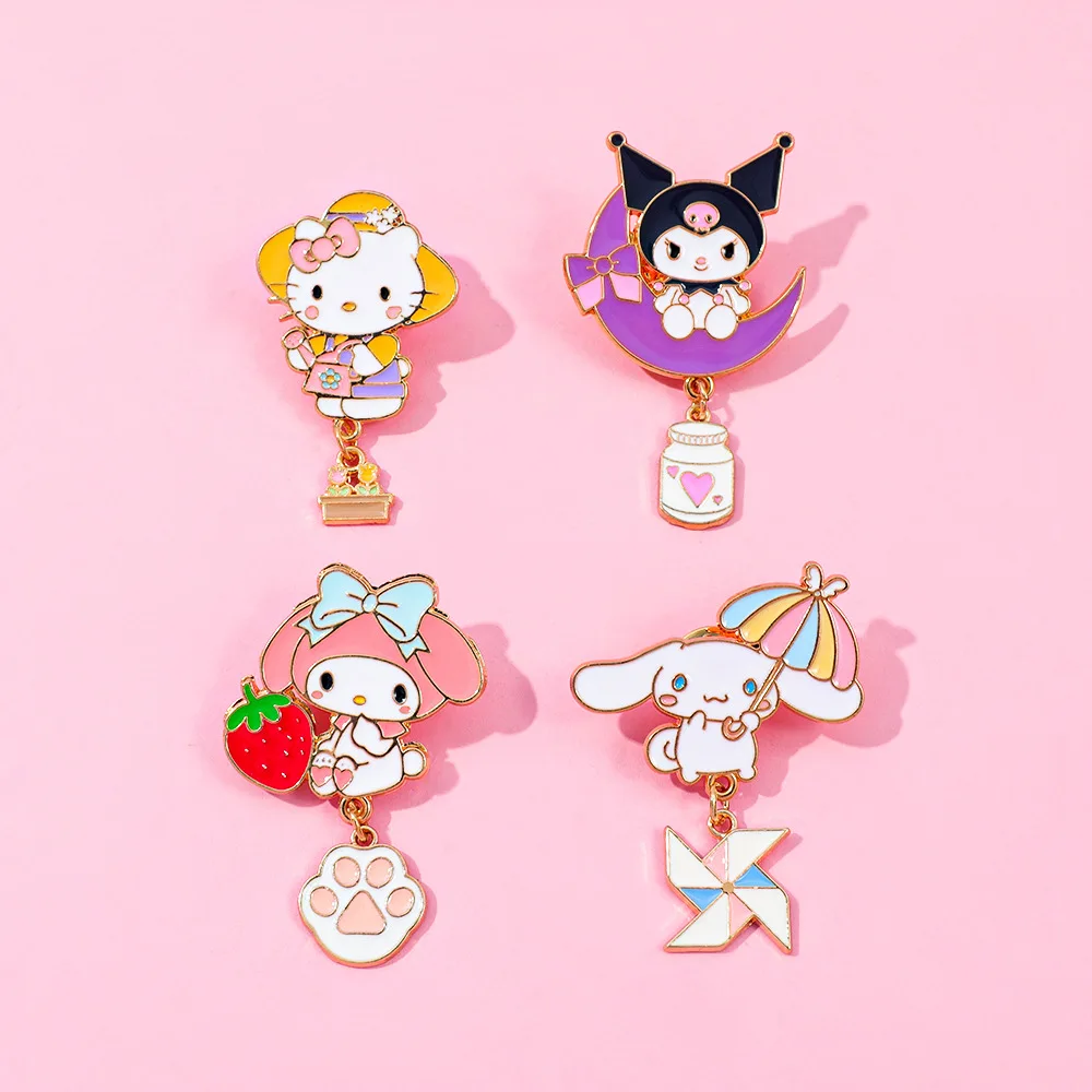 Japanese Cute Cartoon Sanrio Metal Badge Kuromi My Melody Cinnamoroll Alloy Brooch Accessory Pin Y2k Fashion Toys Anime Cartoon
Japanese Cute Cartoon Sanrio Metal Badge Kuromi My Melody Cinnamoroll Alloy Brooch Accessory Pin Y2k Fashion Toys Anime Cartoon