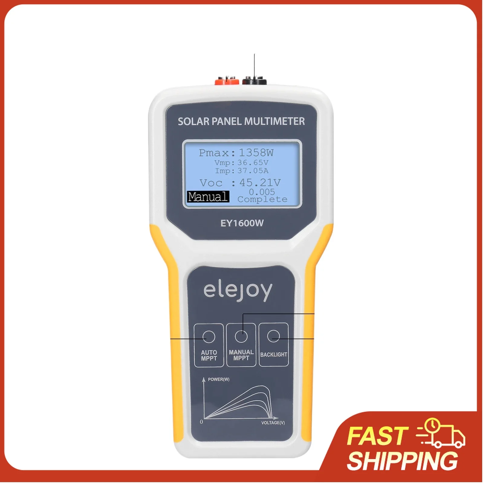 1600W Photovoltaic Panel Multimeter Solar Panel MPPT Tester Open Circuit Voltage Test Device Maximum Power Point Voltage Current
1600W Photovoltaic Panel Multimeter Solar Panel MPPT Tester Open Circuit Voltage Test Device Maximum Power Point Voltage Current