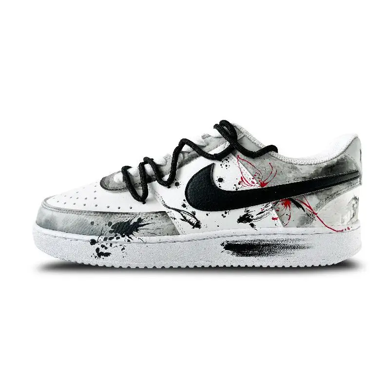 【Customize】Nike Court Vision 1 Skateboarding Shoes Men Low-top White/gray/black/red Sneakers shoes DH2987-101
【Customize】Nike Court Vision 1 Skateboarding Shoes Men Low-top White/gray/black/red Sneakers shoes DH2987-101
