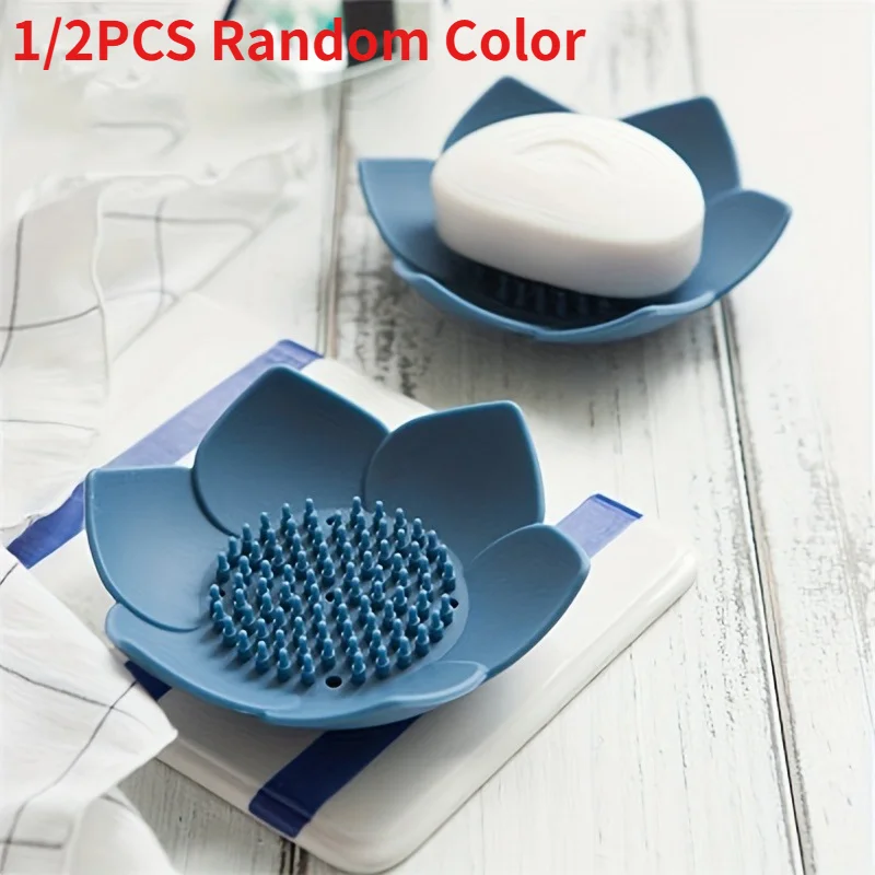 1/2pcs Bathroom Soap Box for Lotus Design Soap Holder Soap Box Drain Box Bathroom Accessories.soap box
1/2pcs Bathroom Soap Box for Lotus Design Soap Holder Soap Box Drain Box Bathroom Accessories.soap box
