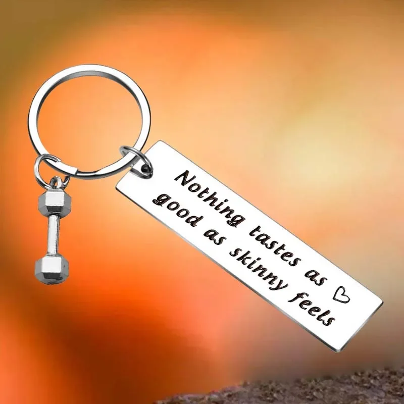 Hot Fitness Key Chain Ring Fitness Instructor Gifts Weight Loss Gift Bodybuilding keychains pendant Motivational Gift
Hot Fitness Key Chain Ring Fitness Instructor Gifts Weight Loss Gift Bodybuilding keychains pendant Motivational Gift