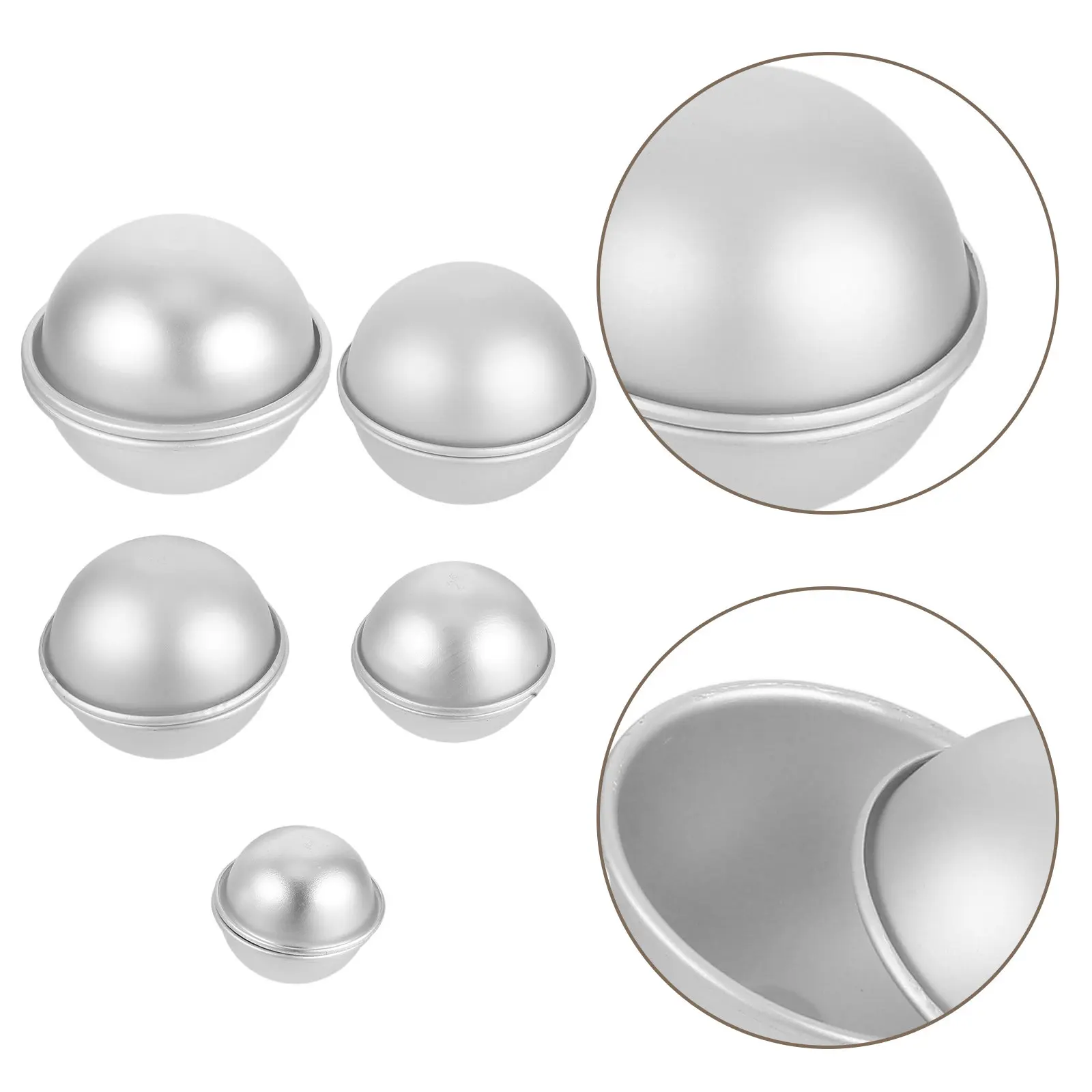 10Pcs Half Round Cake Mold Aluminium Alloy Nonstick Semicircle Baking Pan for Creative Cake Baking Supply Parties
10Pcs Half Round Cake Mold Aluminium Alloy Nonstick Semicircle Baking Pan for Creative Cake Baking Supply Parties