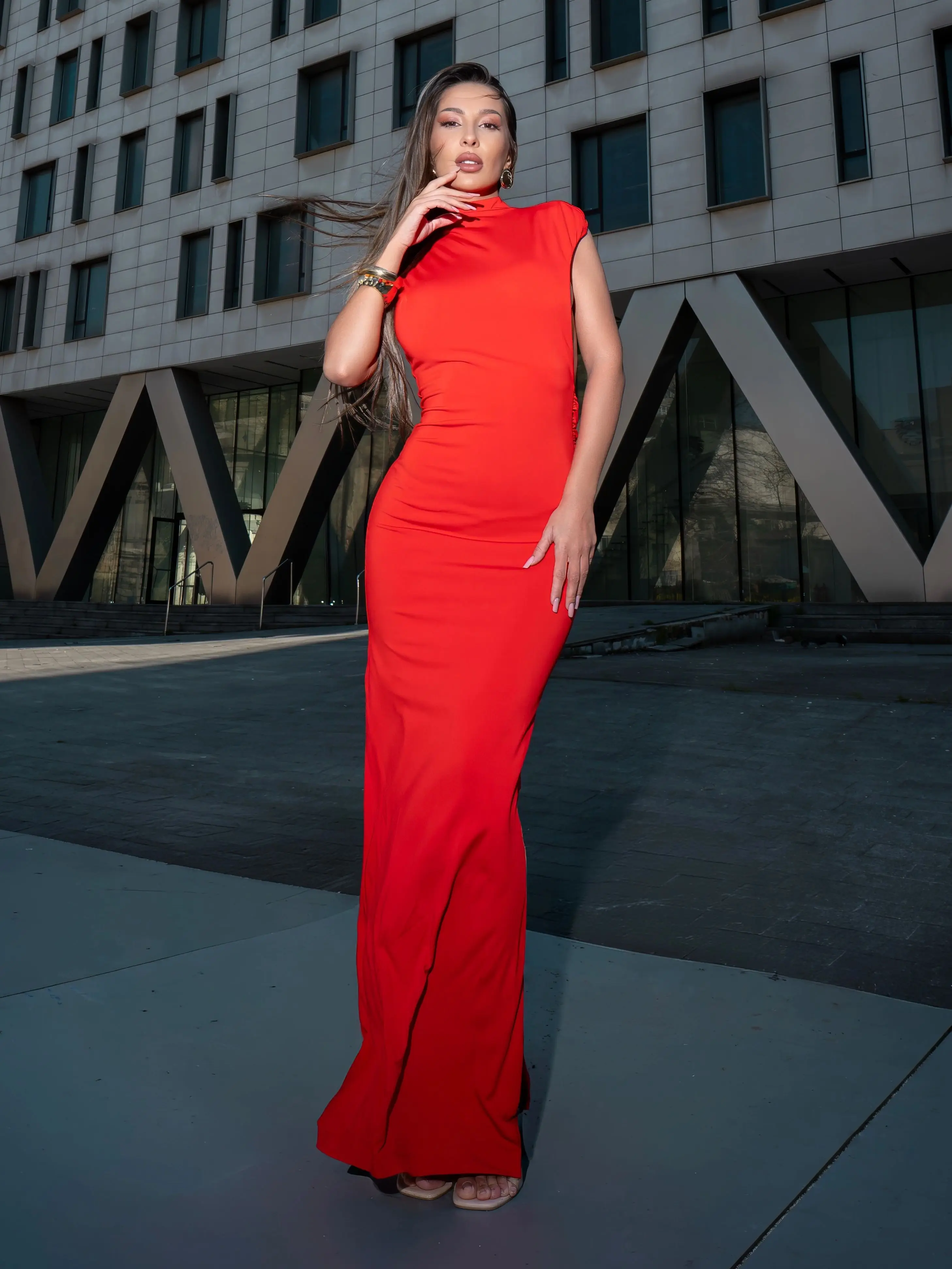 VC Sexy Backless Maxi Dress for Women Elegant Sleeveless Draped Evening Party Dress Solid Color Slim Fit Formal Gown Clubwear
VC Sexy Backless Maxi Dress for Women Elegant Sleeveless Draped Evening Party Dress Solid Color Slim Fit Formal Gown Clubwear