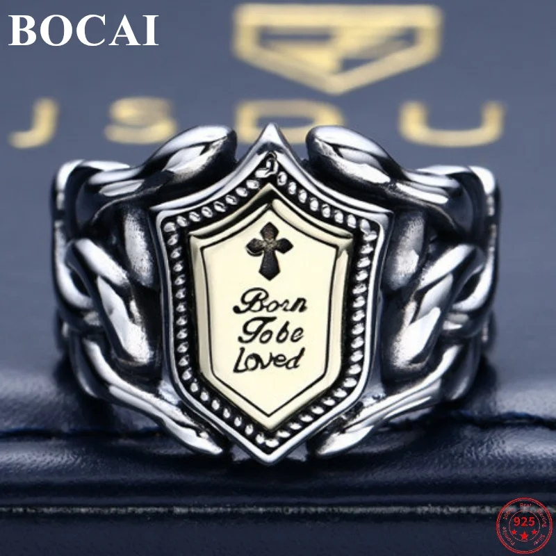 Мужские и женские кольца BOCAI S925 из стерлингового серебра с подвесками из вечного ротанга с крестом и узором, новые модные ювелирные украшения, оптовая продажа
Мужские и женские кольца BOCAI S925 из стерлингового серебра с подвесками из вечного ротанга с крестом и узором, новые модные ювелирные украшения, оптовая продажа