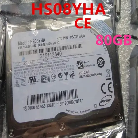 New HDD For AIR A1304 A1237 MC233 IPOD CLASSIC 80GB CE/ZIF 1.8" 2MB 4200RPM For Internal HDD For Laptop HDD For HS08YHA