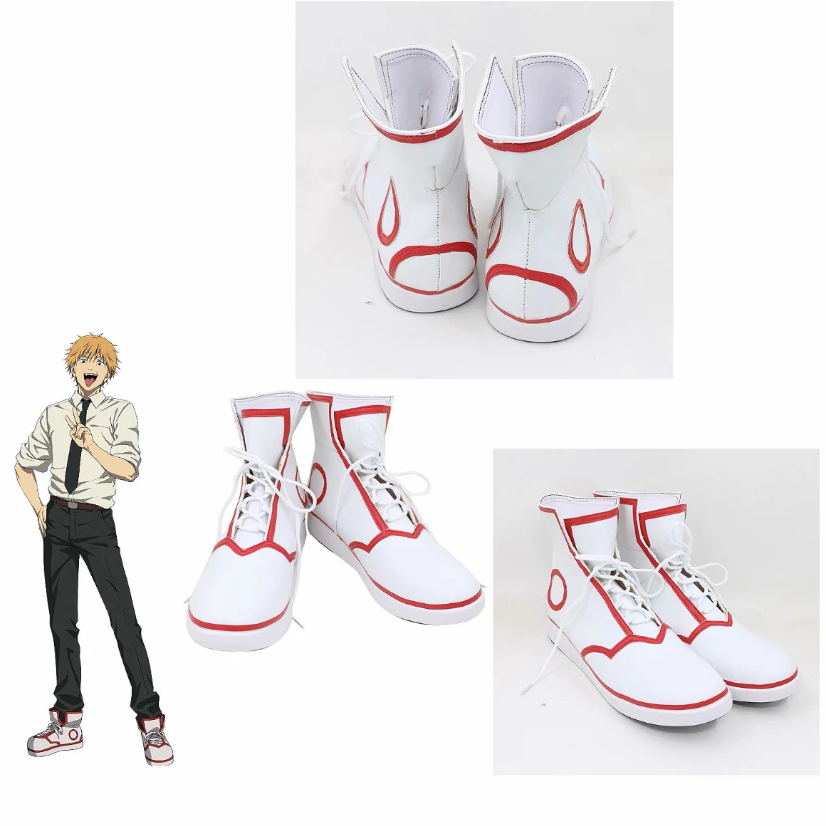 Anime Chainsaw Man Denji Cosplay Shoes Anime Cos white Boots Comic Denji Shoes Con Halloween
Anime Chainsaw Man Denji Cosplay Shoes Anime Cos white Boots Comic Denji Shoes Con Halloween