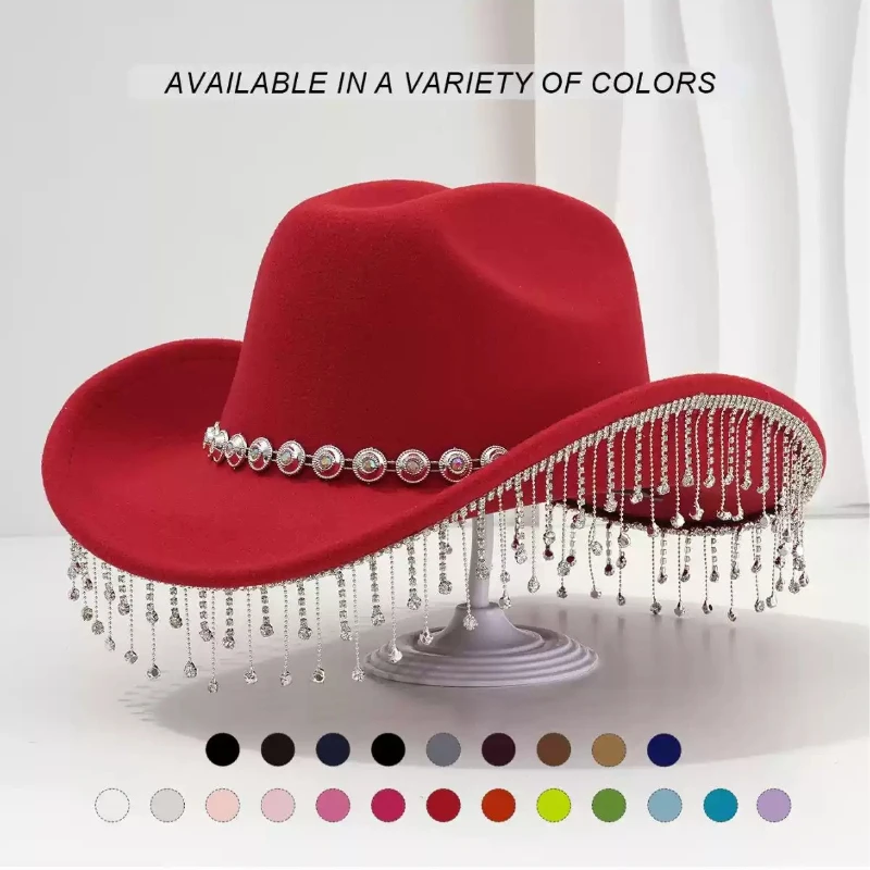 Women’s Round British Top Hat with Rhinestone & Tassel Fancy Dress Costume Accessory for Role Play Party Retro Glitter Headdress
Women’s Round British Top Hat with Rhinestone & Tassel Fancy Dress Costume Accessory for Role Play Party Retro Glitter Headdress