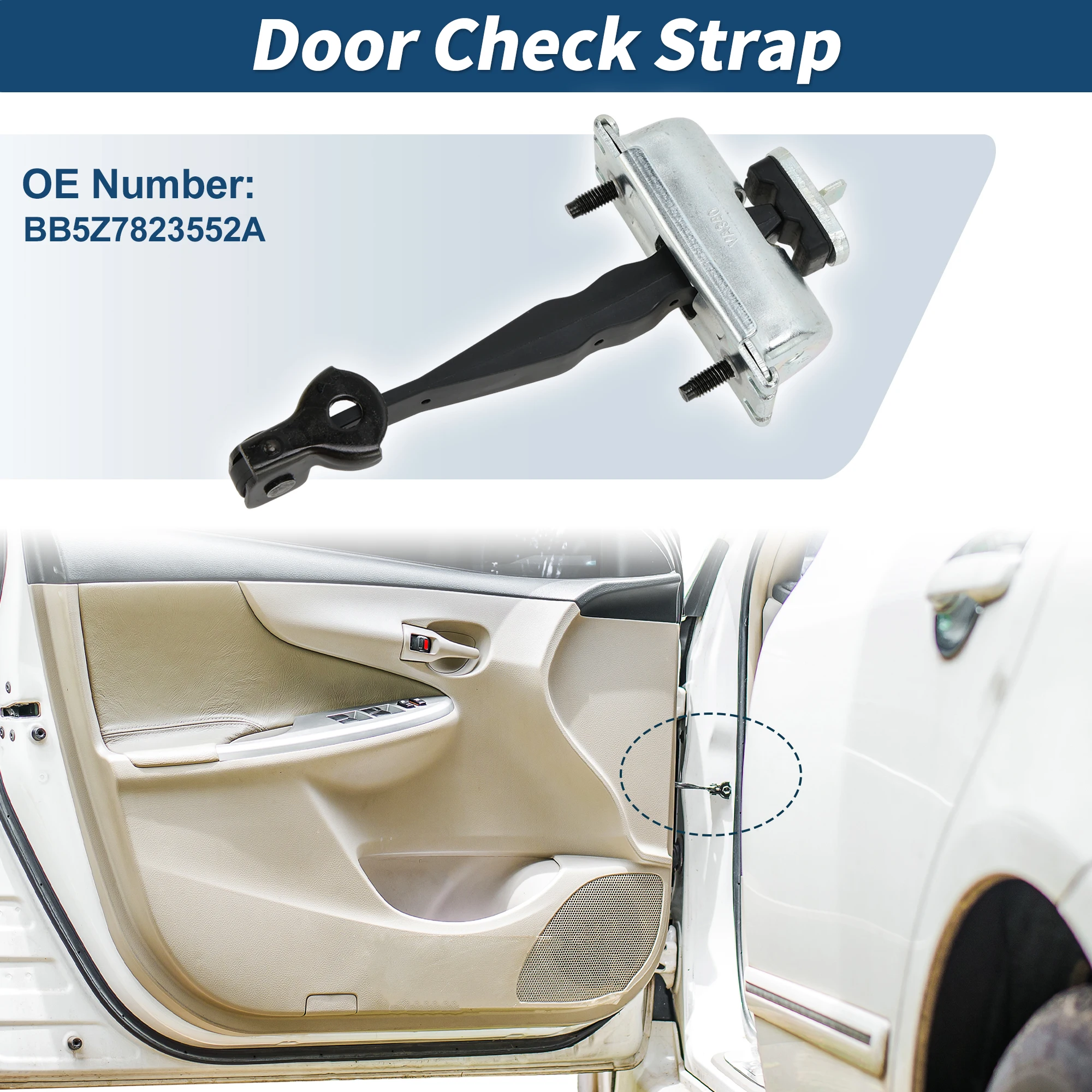 Ремень ограничителя открывания двери UXCELL No.BB5Z7823552A для Ford Police Interceptor Utility 3.5L
Ремень ограничителя открывания двери UXCELL No.BB5Z7823552A для Ford Police Interceptor Utility 3.5L