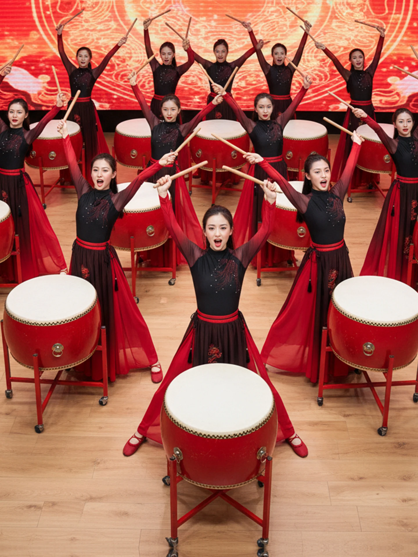 Women's Performance Costume Drum Dance Snow Dragon Roar New 2026 Adult Winter Size M L XL XXL XXXL Tewnjerll Stage Ethnic Wear
Women's Performance Costume Drum Dance Snow Dragon Roar New 2026 Adult Winter Size M L XL XXL XXXL Tewnjerll Stage Ethnic Wear