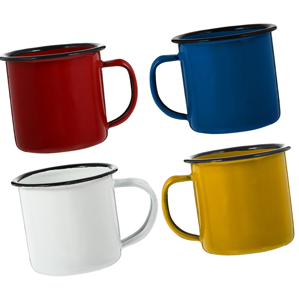4pcs Enamel Drinking Mugs Retro Water Cups Farmhouse Coffee Tea Vintage Camping Travel Safe Material Easy Clean
4pcs Enamel Drinking Mugs Retro Water Cups Farmhouse Coffee Tea Vintage Camping Travel Safe Material Easy Clean