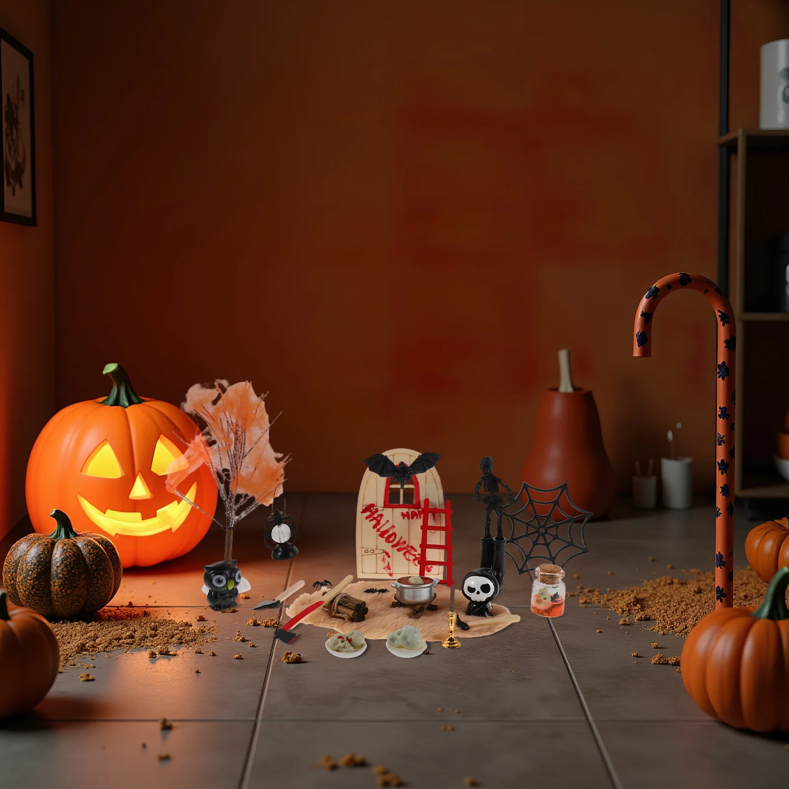 1 Set Miniature Crafts Resin Village Accessories Dollhouse Decor Fairy Garden Halloween Party Decorations Mini Horror Figures
1 Set Miniature Crafts Resin Village Accessories Dollhouse Decor Fairy Garden Halloween Party Decorations Mini Horror Figures