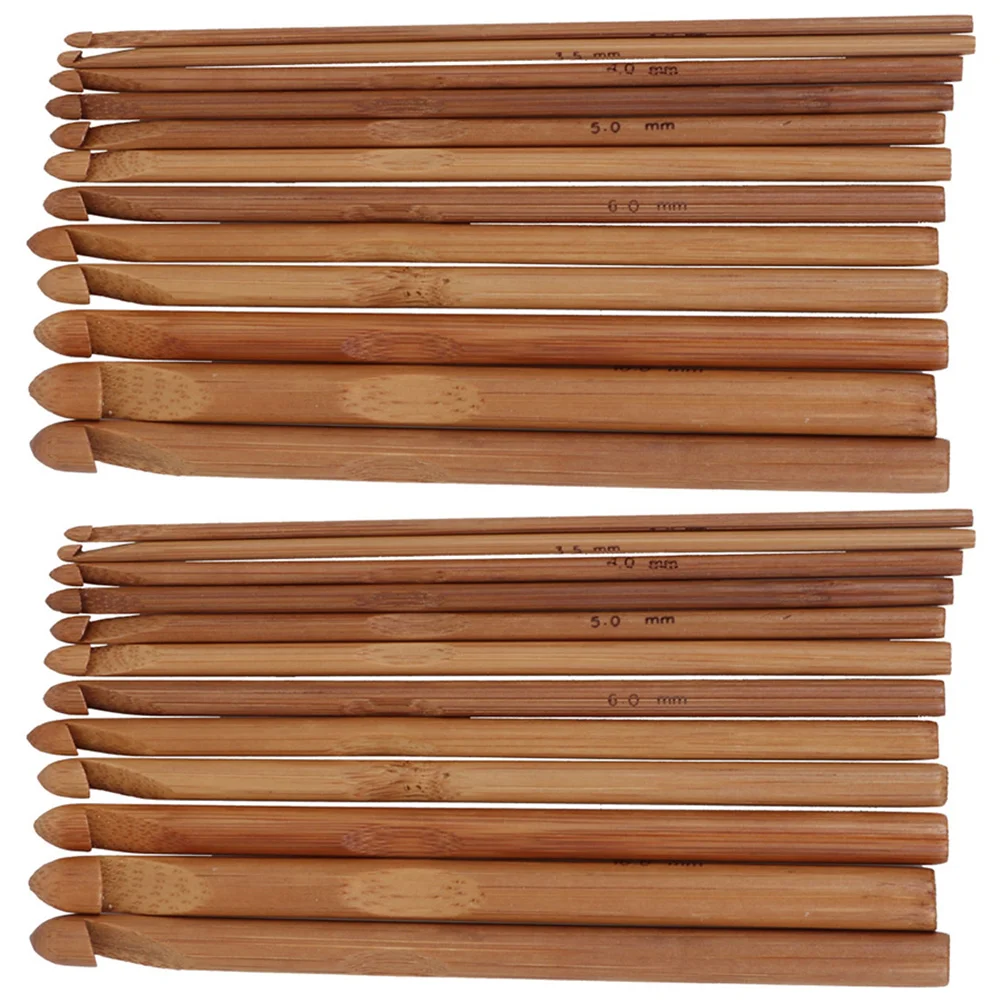 Bamboo Crochet Hooks Yarn Knitting Needles Lightweight Ergonomic Portable Crochet Kit Sweaters Hats Scarves Gloves
Bamboo Crochet Hooks Yarn Knitting Needles Lightweight Ergonomic Portable Crochet Kit Sweaters Hats Scarves Gloves