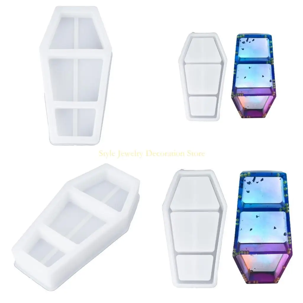 D46E Хэллоуин Коробка Короба UV Crystal Epoxy Flom Debket Halder Dewelry Holder Silicone Flom 
D46E Хэллоуин Коробка Короба UV Crystal Epoxy Flom Debket Halder Dewelry Holder Silicone Flom