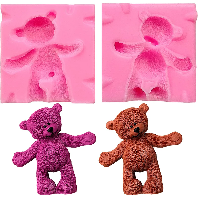 3D Bear Silicone Mold Bear Doll Fondant Mold Chocolate Candy Sugar Craft Gum Paste Mould Clay Soap Candle Mold Cake Decoration
3D Bear Silicone Mold Bear Doll Fondant Mold Chocolate Candy Sugar Craft Gum Paste Mould Clay Soap Candle Mold Cake Decoration
