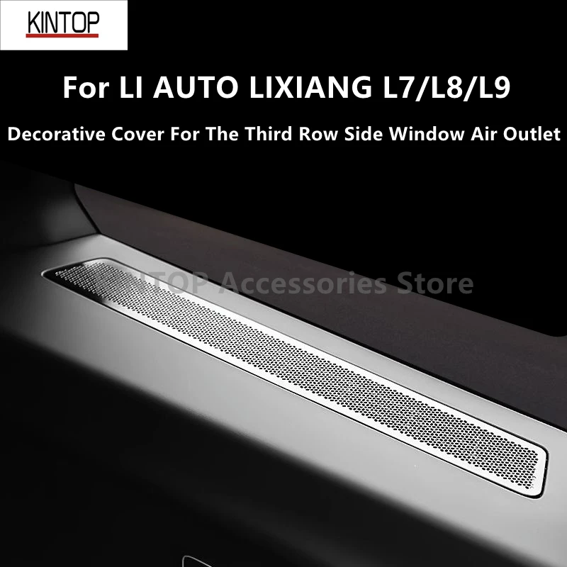 For LI AUTO LIXIANG L7/L8/L9 Decorative Cover For The Third Row Side Window Air Outlet,Dustproof And Anti Blocking Accessories
For LI AUTO LIXIANG L7/L8/L9 Decorative Cover For The Third Row Side Window Air Outlet,Dustproof And Anti Blocking Accessories