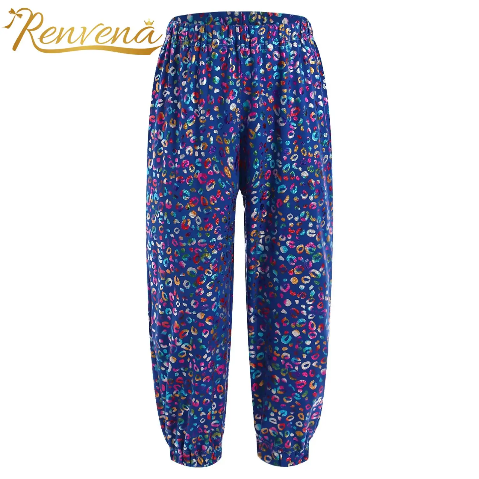 Fashion Kids Girls Boys Trousers Metallic Leopard Print Pants Cheerleading Jazz Dance Stage Performance Costume Streetwear
Fashion Kids Girls Boys Trousers Metallic Leopard Print Pants Cheerleading Jazz Dance Stage Performance Costume Streetwear