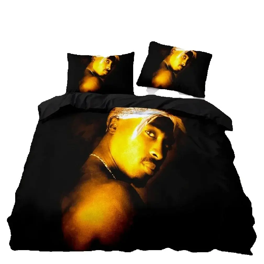 Пододеяльник Tupac Shakur, 3D-принт, рэпер, 2Pac, пододеяльник, наволочка, комплект постельного белья, King Queen, двойной размер
Пододеяльник Tupac Shakur, 3D-принт, рэпер, 2Pac, пододеяльник, наволочка, комплект постельного белья, King Queen, двойной размер