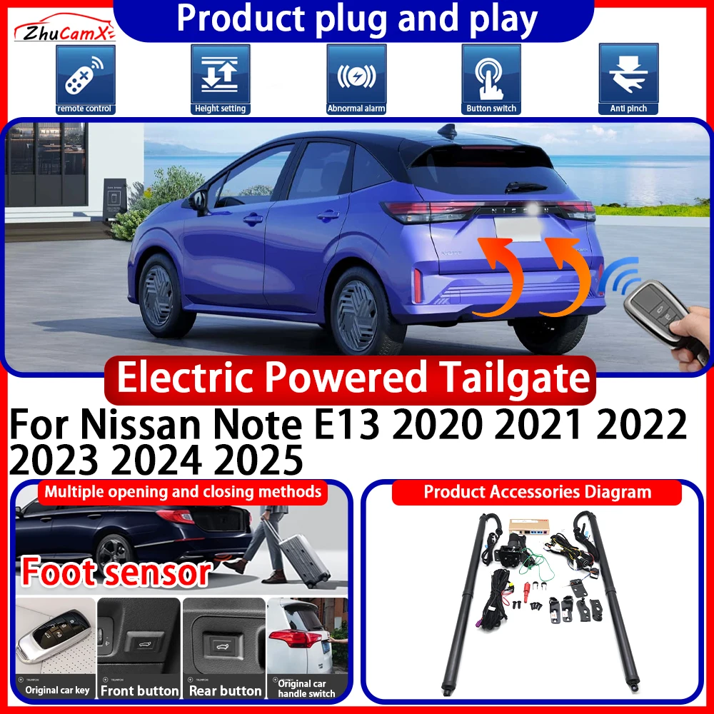 ZhuCamX Powered Tailgate for Nissan Note E13 2020 2021 2022 2023 2024 2025 anti pinch Smart Intelligent Trunk Control Gate Lift
ZhuCamX Powered Tailgate for Nissan Note E13 2020 2021 2022 2023 2024 2025 anti pinch Smart Intelligent Trunk Control Gate Lift