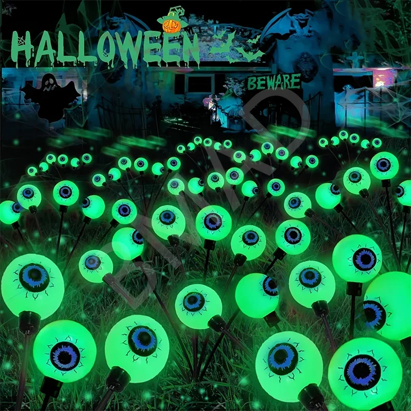 Halloween LED 3D Eyeball Lamp Solar Garden Lawn Lights Outdoor Waterproof Scary Decoration Lights Halloween Party DIY Decoration
Halloween LED 3D Eyeball Lamp Solar Garden Lawn Lights Outdoor Waterproof Scary Decoration Lights Halloween Party DIY Decoration