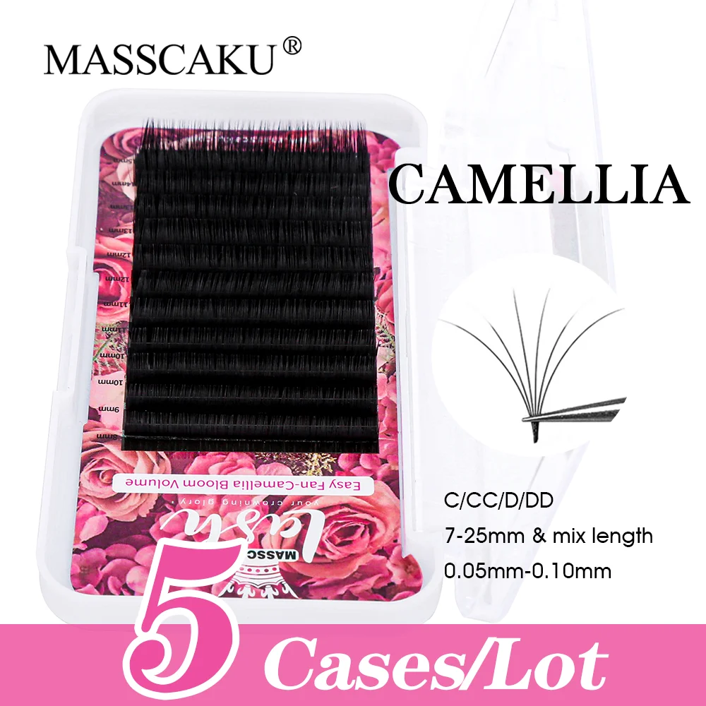 5pcs/lot MASSCAKU Custom Private Label Premium Mink Eyelash Extensions Individual Volume with Silk Mink Korea PBT material
5pcs/lot MASSCAKU Custom Private Label Premium Mink Eyelash Extensions Individual Volume with Silk Mink Korea PBT material