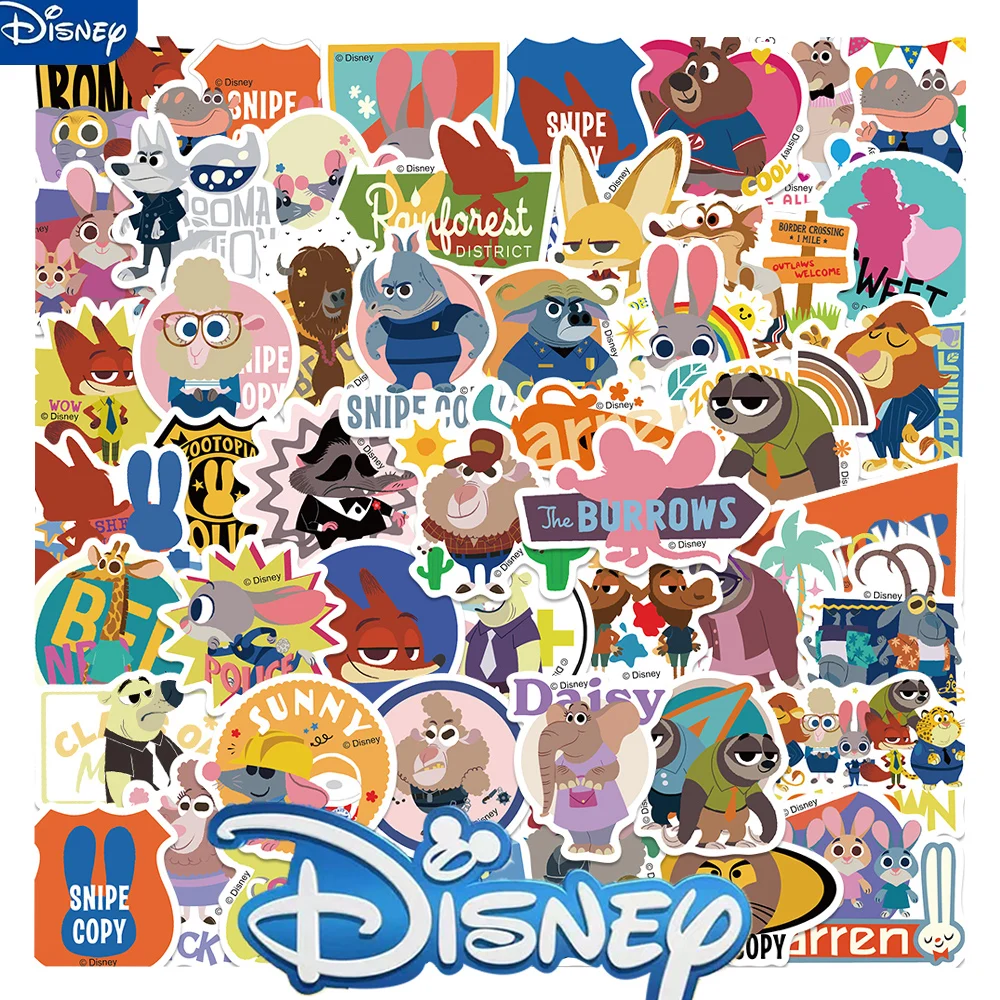 50pcs Disney Zootopia Cartoon Cute Stickers for Kids Decoration Decal Toys DIY Stationery Phone Guitar Luggage Notebook Sticker
50pcs Disney Zootopia Cartoon Cute Stickers for Kids Decoration Decal Toys DIY Stationery Phone Guitar Luggage Notebook Sticker