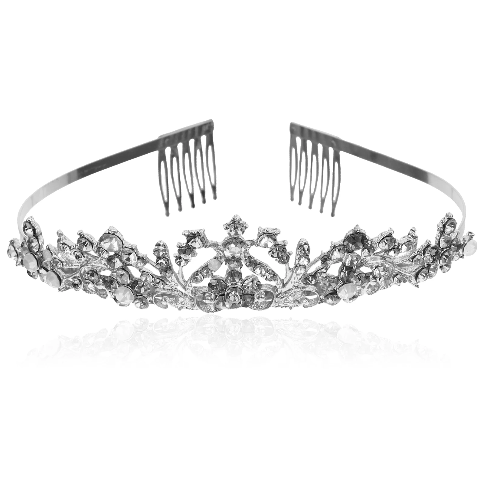 Crystal Diamond Wedding Hair Accessories Silver Rhinestone Crown Bride Headpiece Bridal Tiaras Prom Jewelry Girls
Crystal Diamond Wedding Hair Accessories Silver Rhinestone Crown Bride Headpiece Bridal Tiaras Prom Jewelry Girls