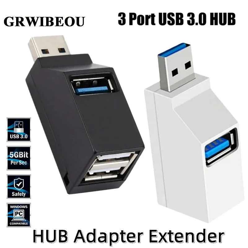 USB 3.0 HUB Adapter Extender Mini Splitter Box 1 to 3 Ports High Speed USB 2.0 For PC Laptop U Disk Card Reader Accessories
USB 3.0 HUB Adapter Extender Mini Splitter Box 1 to 3 Ports High Speed USB 2.0 For PC Laptop U Disk Card Reader Accessories